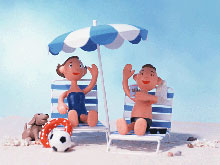 小児科医のつぶやき第4話暑い夏ですねイラスト